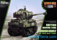 British medium tank Sherman-Firefly (World War Toons series)