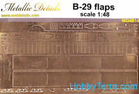 Photo-etched set 1/48 B-29 Superfortess flaps