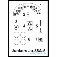 Metallic Details  PE4819 Photo-etched set 1/48 Ju-88. Interior, for ICM kit