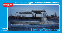 German submarine type XVIIB Walter boats