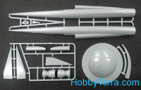 Mikro-Mir 72-032 Kit de modelo de plástico do míssil supersônico de baixa altitude "Pluto"