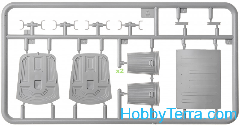 Miniart 1/35 Steel Trash Bins