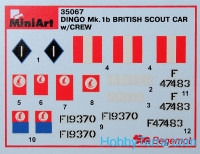 Miniart  35067 British scout car DINGO Mk.1b with crew