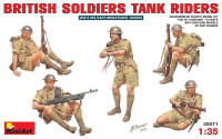 British soldiers tank riders