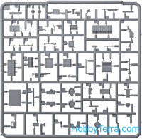 Miniart  35232 T-60 late series, screened (Gorky Automobile Plant). Interior kit