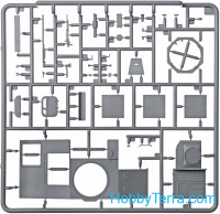 Miniart  35232 T-60 late series, screened (Gorky Automobile Plant). Interior kit