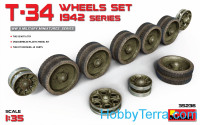 Wheels set 1/35 for T-34 tank, 1942 series