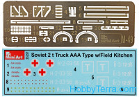 Miniart  35257 Soviet 2t truck AAA type with field kitchen