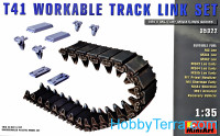 Workable track links set for tank Т41