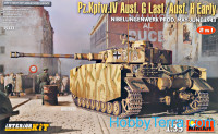 Pz.Kpfw.IV Ausf. G Last/Ausf. H Early. Nibelungenwerk Prod. (May - June 1943). 2 in 1 interior kit