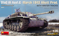 StuG III Ausf. G March 1943 Alkett Prod. With Winter Tracks. Interior Kit