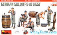 German soldiers at rest. Special edition