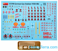 Miniart  35598 German Gas Station 1930-40s