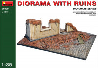 Diorama with ruins