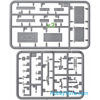 Miniart  37009 Tank T-54A, Interior kit