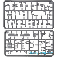 Miniart  37009 Tank T-54A, Interior kit