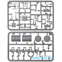 Miniart  37018 T-55 tank, model 1963. Interior kit