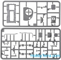 Miniart  37021 Tiran 4 Sh, early type. Interior kit