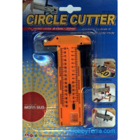 Circle cutter d=1-30cm, plus spare blades (5pcs)