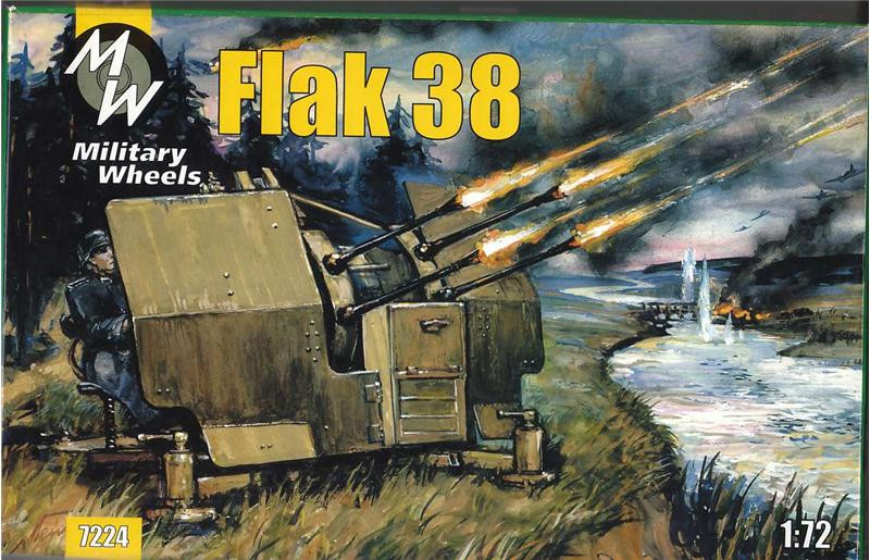 Flak 38 Arma Anti Aerea Alema Military Wheels 7224 Hobbyterra Com