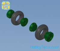 Northstar Models  144013 Wheels set 1/144 for Mi-8, Mi-17 Helicopters - No mask series