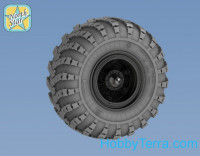 Wheels set 1/35 for KrAZ-255B VI-3 tires
