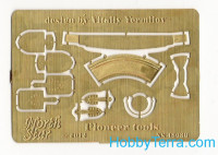 Photo-etched set 1/48 Pioneer tools