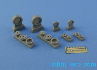 Northstar Models  48045-a Wheels set 1/48 for F-4 C, D, E, F Phantom II No mask series