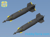 Set of 2 KAB-500L laser guided bomb (resin, PE parts, decal)