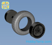 Northstar Models  48113-a Wheels set 1/48 for Messerschmitt Me.262 type 1 - No mask series