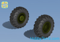 Northstar Models  72101 Topol SS-25 Wheels and tyre set. Main hub Type 1