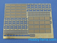 Photo-etched set 1/350 US Navy Floater net baskets