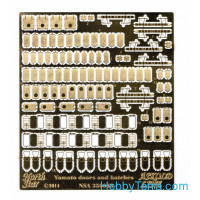 Photo-etched set 1/350 WWII IJN Yamato doors and hatches