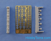 Northstar Models 350132 Conjunto detalhando escala 1: 350. Royal Navy searchlight 36 polegadas