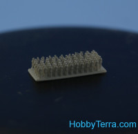Northstar Models 700519 Figuras na escala de 1: 700 Desfile imperial da marinha Russian (resina)