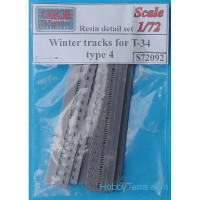 Winter tracks 1/72 for T-34, type 4