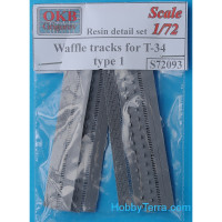 Waffle tracks 1/72 for T-34, type 1