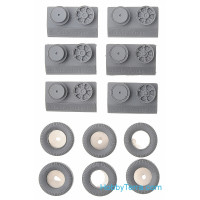 OKB Grigorov  S72178 Wheels set 1/72 for Vomag 7 or 660, type 2 hard