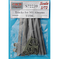 Tracks 1/72 for M1 Abrams, T158L