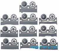 OKB Grigorov  S72271 Sprockets 1/72 for BMP-3, 13 tooth type