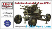 ZPU-4 Soviet towed anti-aircraft gun