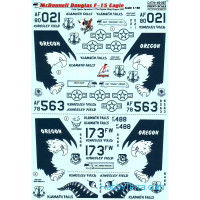 Print Scale  48-087 Decal 1/48 for F-15 Eagle