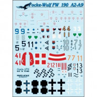 Decal 1/72 for Focke-Wulf FW 190 A2-A9