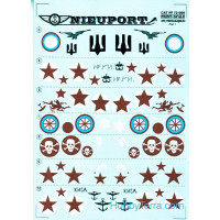 Decal 1/72 for Nieuport 17-25 biz,  Part 1