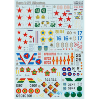 Decal 1/72 for Aero L-39 Albatros