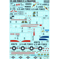 Decal 1/72 for USAF F-4 Phantom