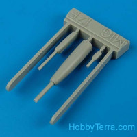 Quickboost  48224 1/48 MiG - 17F gun barrels  (HobbyBoss)