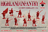 Red Box  72050 Highland Infantry 1745. Jacobite Rebellion