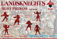 Red Box  72068 Landsknechts (Heavy pikemen), 16th century