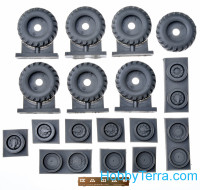 RESKIT  35-0004 Wheels set 1/35 for Kamaz 4310 (I-P184)